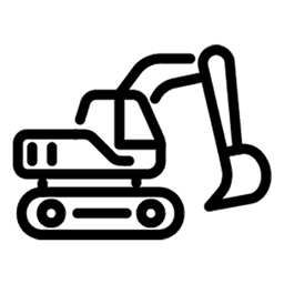 Utilize também com Escavadeiras